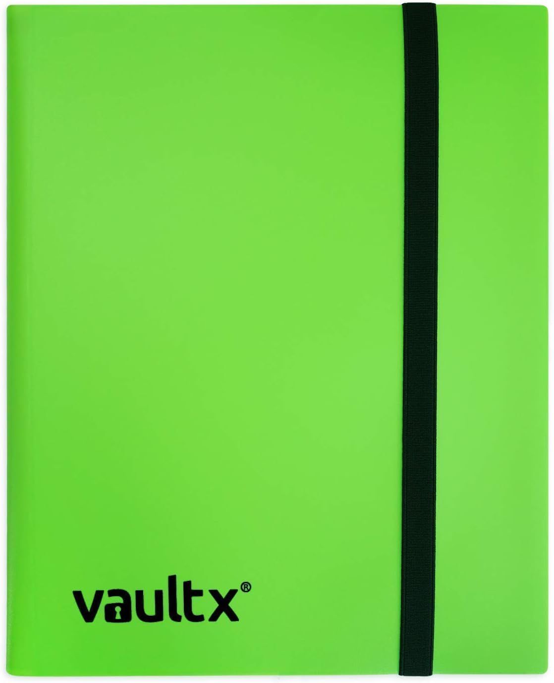 Vault X 9 Pocket Trading Card Strap Binder, 360 cards, Standard, 20 Side-Loading Pages