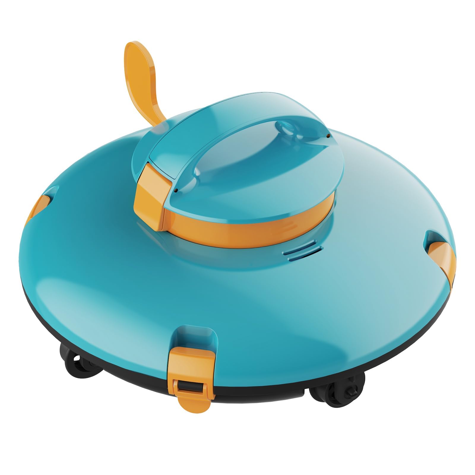 Photo 1 of LVKE L1 Cordless Robotic Pool Cleaner, Pool Vacuum for Above Ground Pools with Obstacle-Crossing, 70 Mins Runtime, 40W Powerful Suction, Auto-Parking, Ideal for Flat Pools up to 38 Feet, Orange