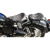 SaharaSeats™ Harley Type Slim Seat with Spring Front and Rear Seat (Grey, Classic (All Model))