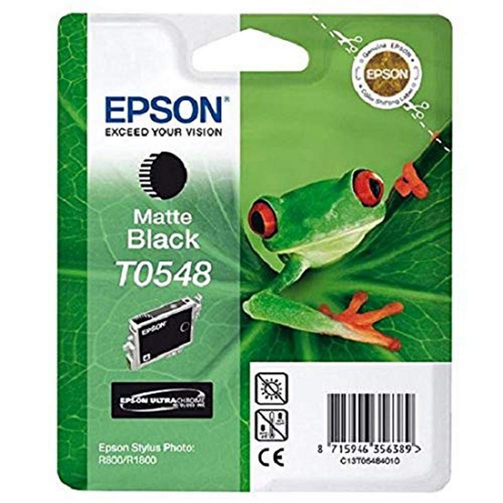 Epson Original Ink Cartridge T0548 Matte Black, Genuine