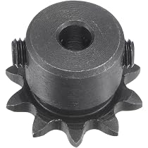 #25 Roller Chain Sprocket - 12 Tooth Type B, 1/4" Stock Bore, By Red Boar Chain