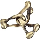 BePuzzled | Trinity Hanayama Metal Brainteaser Puzzle Mensa Rated Level 6, for Ages 12 and Up