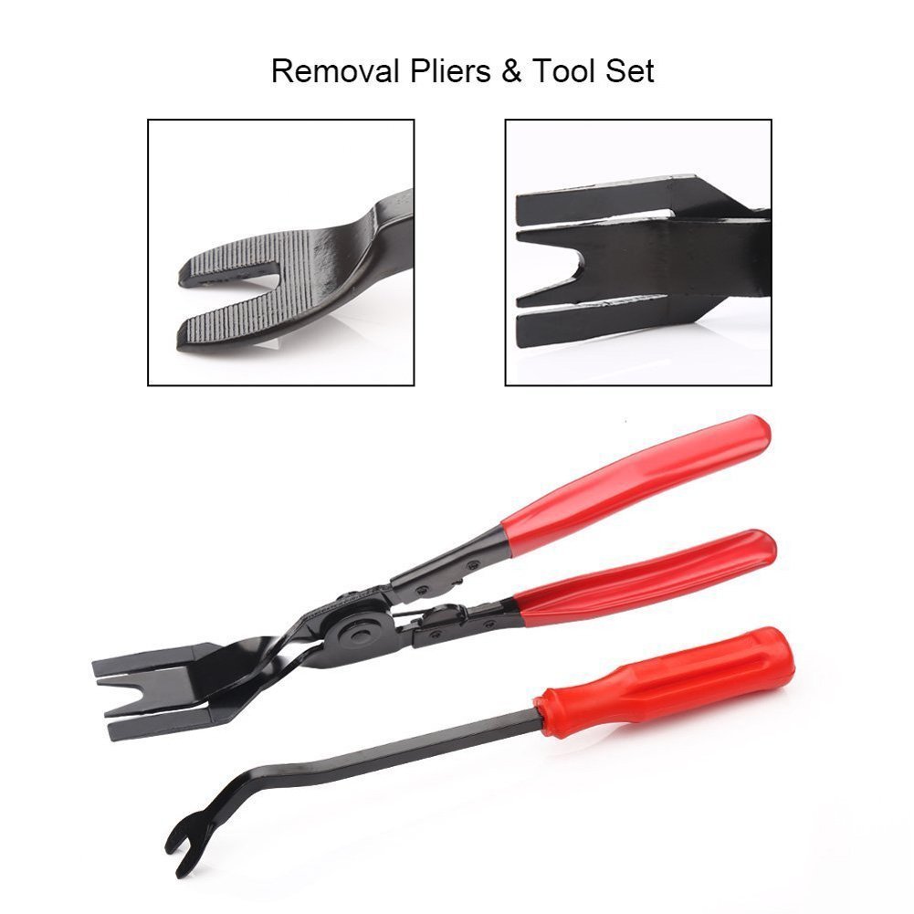 CNIKESIN 7 Pezzi Strumento di Rimozione Kit di Plastica per Smontare l\'audio Veicolo Interno Disassemblaggio del Coperchio Auto Porta Pannello