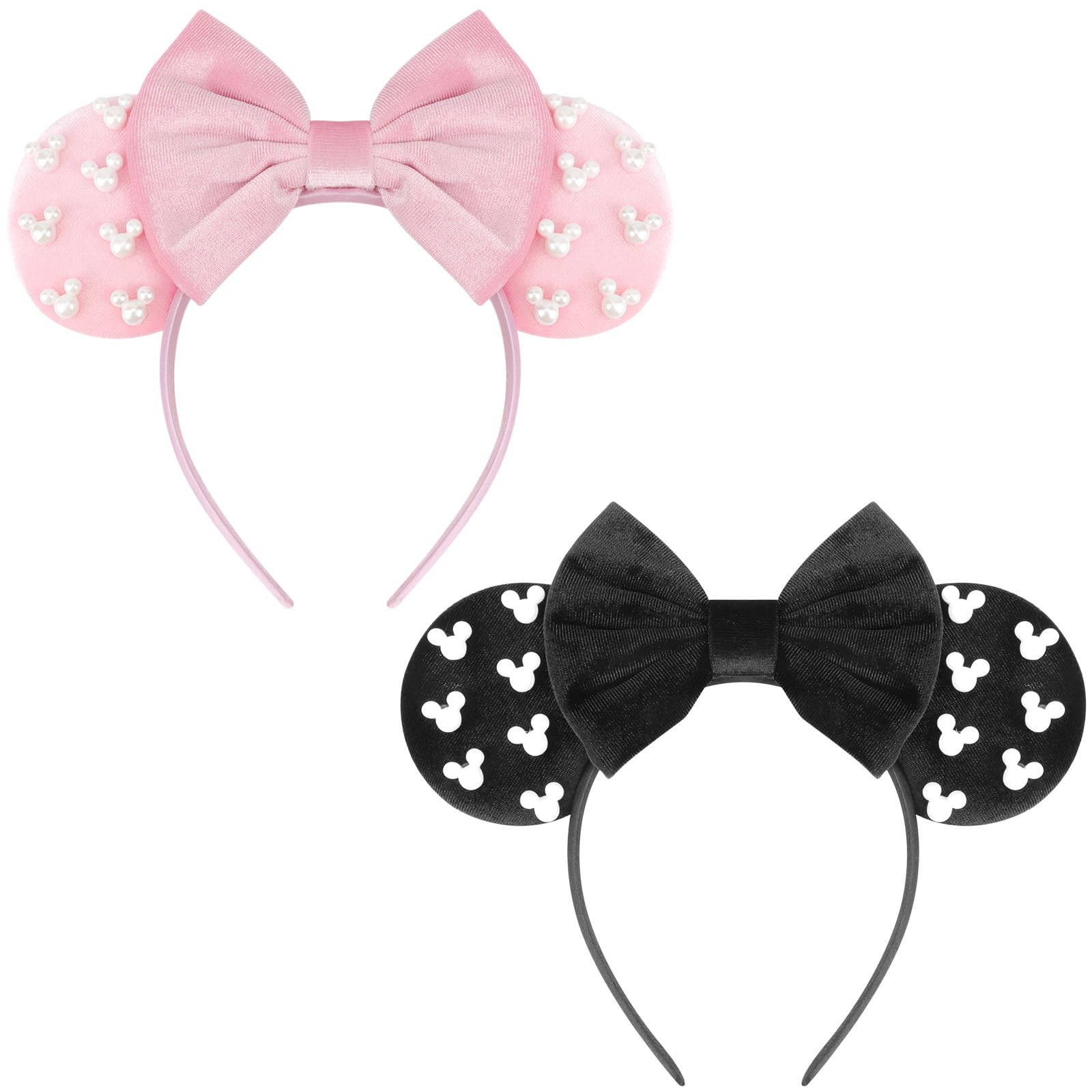Photo 1 of **********MISSING PARTS*******
DRESHOW Mouse Ears Headbands for Women Pearl Hairbands Bow Head bands Velvet Head band Christmas Cosplay Costume Princess Party Decorations Halloween & Disney Trip
