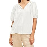 Velvet by Graham & Spencer Women's Lee Cotton Slub Blouse