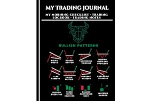 My Trading Journal: Morning Checklist, Logbook and Notes, For stock market, options, forex, crypto and day traders, Bullish Patterns and Indicators