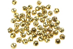 Homeford Metal Jingle Bells, 3/8-inch, 60-Count, Gold
