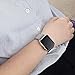 Letuboner Compatible for Apple Watch Band 38mm 40mm 42mm 44mm,Wristband Mesh Loop with Adjustable Magnetic Closure Replacement Bands for iWatch Series 1/2/3/4 (Silver, 38mm/40mm)