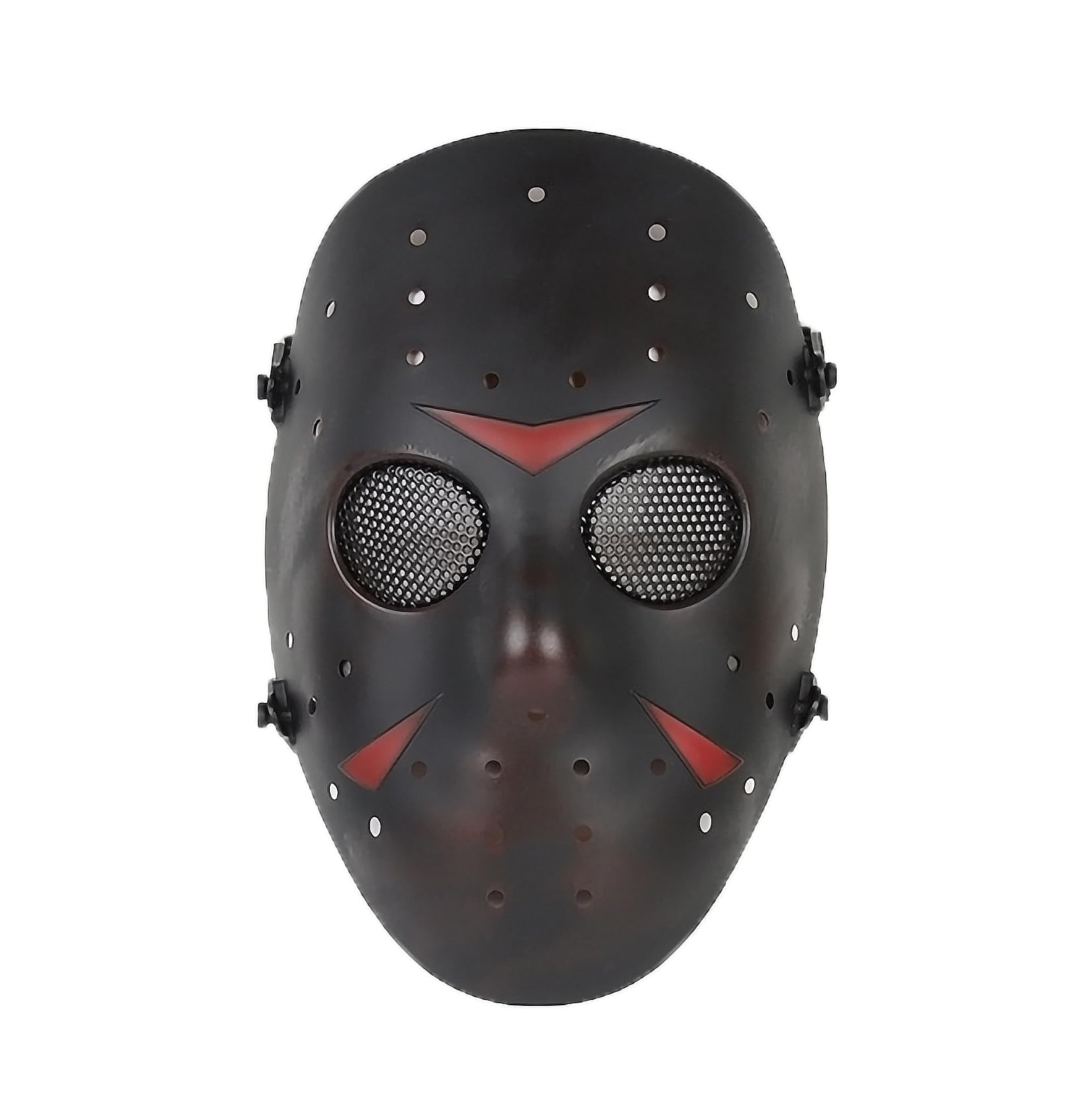 WISEONUS Paintball Mask, Airsoft Mask Full Face Protective Mask Metal Mesh Tactical Mask for Hunting Shooting CS Games Halloween