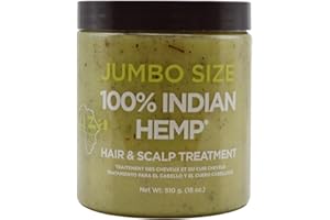 Kuza 100% Indian Hemp Hair & Scalp Treatment - Improves Dry Hair and Scalp Health - JUMBO SIZE 18 oz