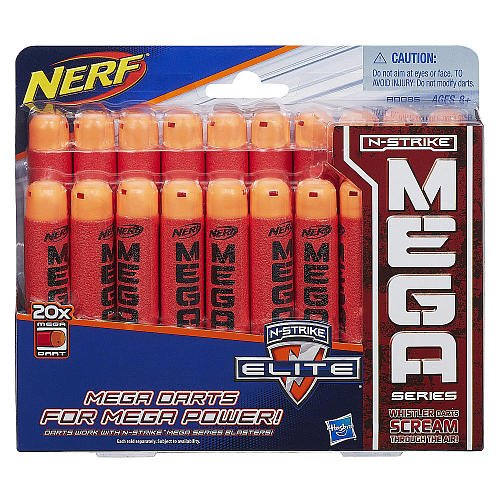 Official Nerf N-Strike Elite MEGA Dart 20-Pack Refill