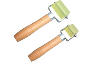 YiePhiot Car Audio Sound Deadening Roller Rubber Installation Tool for Seam Roller Auto Noise Roller Car Sound Deadener Application Installation Tool Rolling Wheel Accessories (2 Pack)