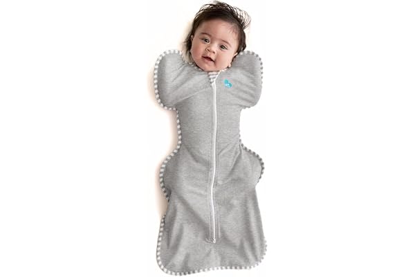 Love to Dream Swaddle UP, Baby Sleep Sack, Self-Soothing Swaddles for Newborns, Improves Sleep, Secure Fit Helps Calm Startle Reflex, New Born Essentials for Baby, Small 8-13lbs, Gray