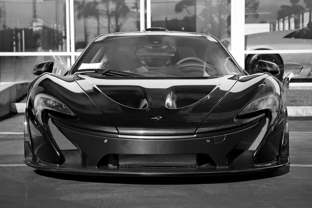 Amazon Com Driver Motorsports Poster Of Mclaren P1 Front Black
