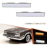 ADIIL For 1982-1987 Chevrolet El Camino Malibu Caballero Clear Lens Switchback LED DRL Turn Signal Lights