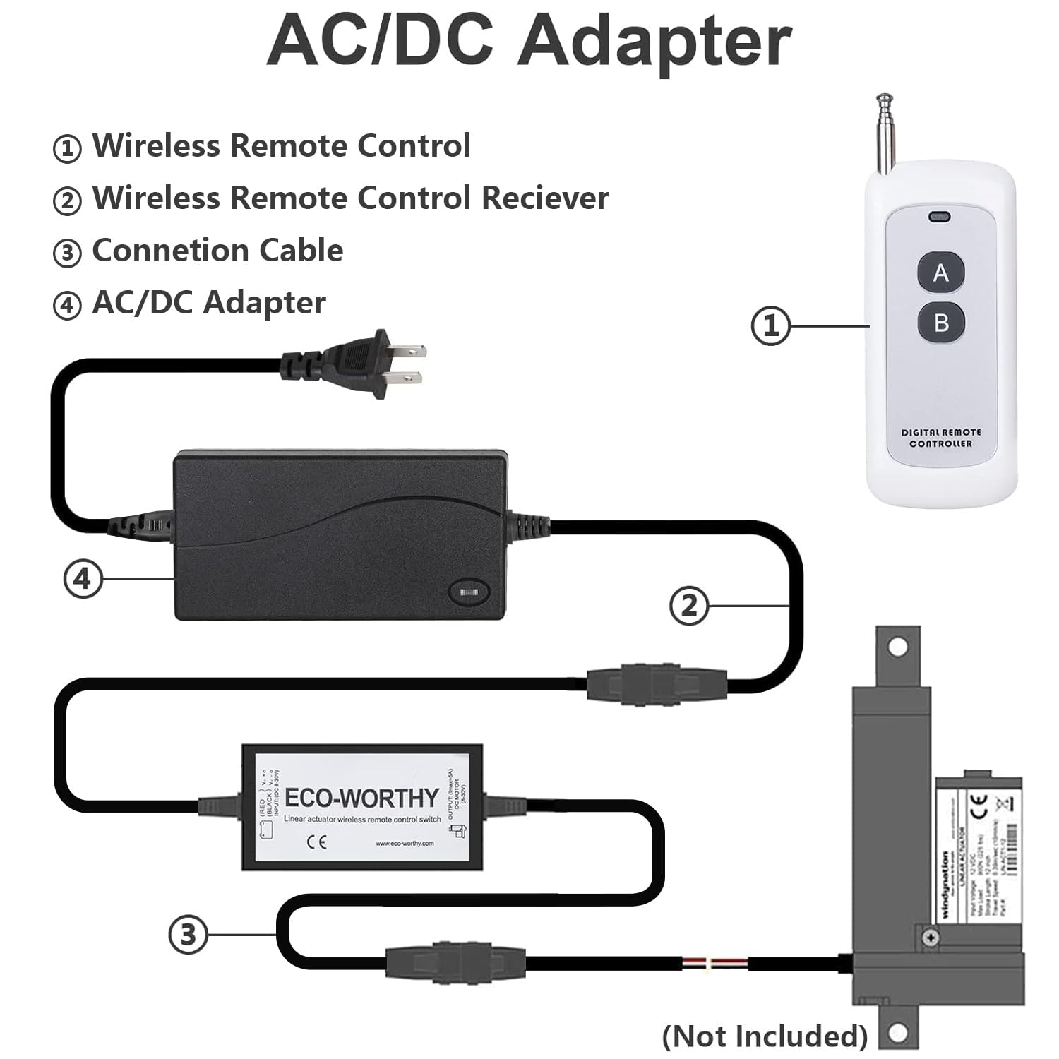 Mua DC HOUSE Forward and Reverse Linear Actuator Controller with 12V AC ...