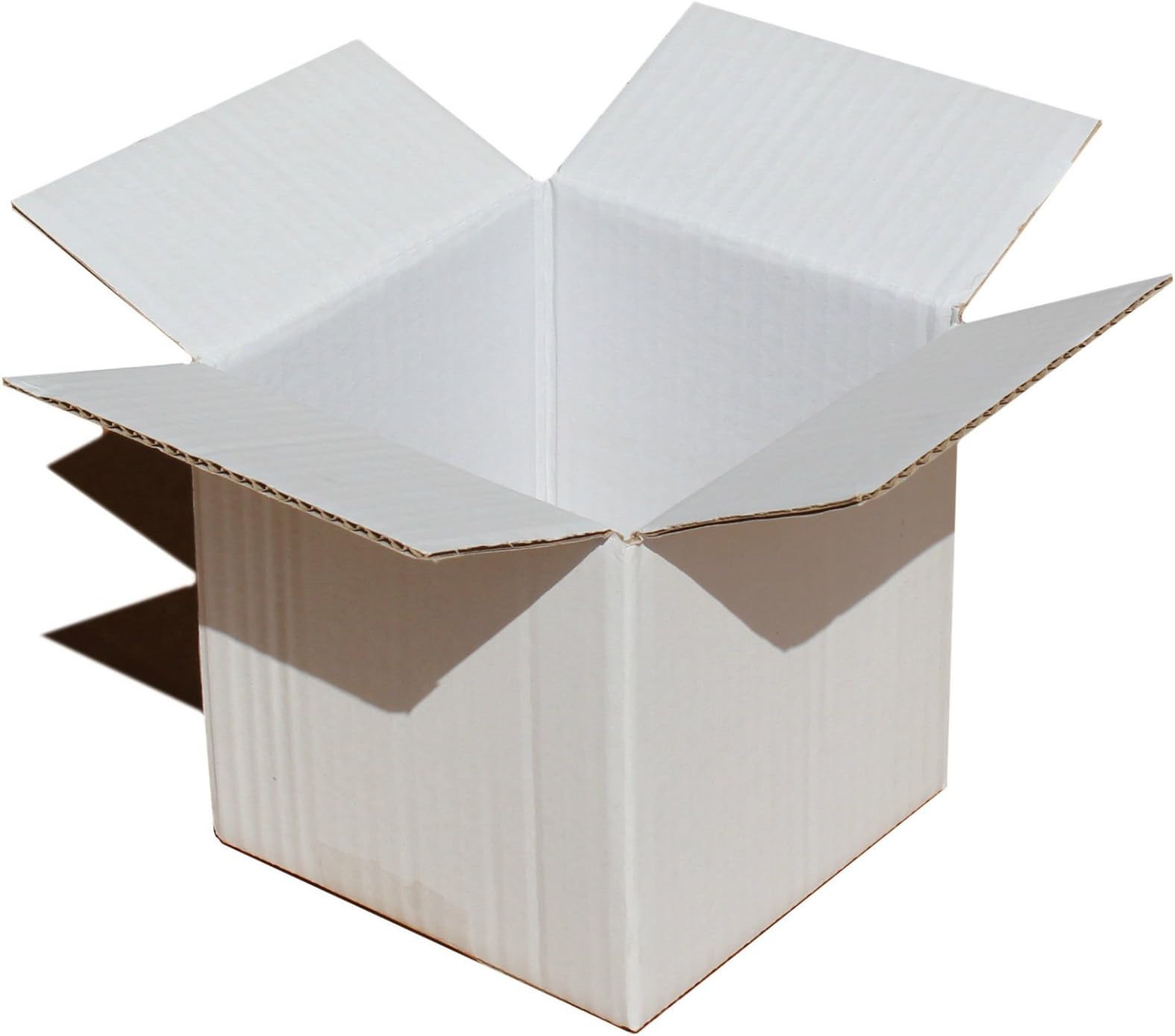 15cm x 15cm x 15cm WHITE IN/OUT SHIPPING BOXES ☆ GIFT PACKAGING CARTONS FOR: MUG CUP PLATE BOWL (10)