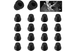 OFBAND 18PCS Car Disc Brake Bleeder Caps,Waterproof Dustproof Rubber Grease Fitting Caps,Universal Zerk Fitting Cap Car Accessories for Most Cars Trucks Motorcycles (18PCS)