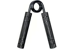 Adomove Black Metal Hand Grip Strengthener Including 50LB-350LB Non-Slip Heavy Duty Grip Strengthener for Forearm Hand Workout, Home Gym, Grip Trainer