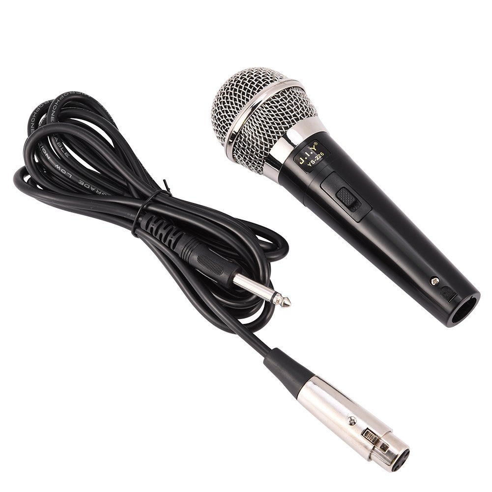 Tihebeyan Handheld Professional Wired Dynamic Microphone Clear Voice for Karaoke Vocal Music Performance, Handheld Mic with On/Off Switch