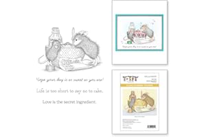 Spellbinders RSC-064 Secret Ingredient Cling Rubber Stamps from the House Mouse Heart and Soul Collection