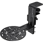 Turtle Beach VelocityOne Universal Sim Mount | Heavy-Duty Flight &amp; Racing Simulator Mount with Steel Desk Clamp, Adjustable, Sim Rig Compatible, Includes Mousepad, Black