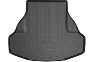 Mixsuper Cargo Liners Compatible with 2013-2017 Honda Accord All Weather Trunk Mats TPO Durable Odorless Rear Cargo Trunk Floor Mat Black