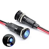 FILN 2PCS 12mm (1/2") Indicator light LED indicator
