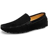 Go Tour Mens Handmade Suede Leather Casual Loafers Shoes