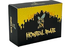 Honey Bae Natural Honey Satchets 12 Pack - Supplement for Vitality, Performance & Stamina - 15 Gram Satchet - Herbal Energy Boost for Men