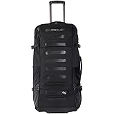 Hedgren Unisex Journey RFID Duffle with Wheels Black Checked 31 Inch