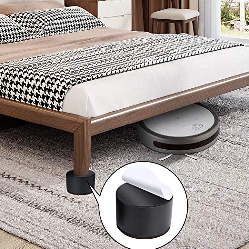 Ezprotekt 2 Inch Bed and Furniture Risers, 4 Pack Sofa Table Couch