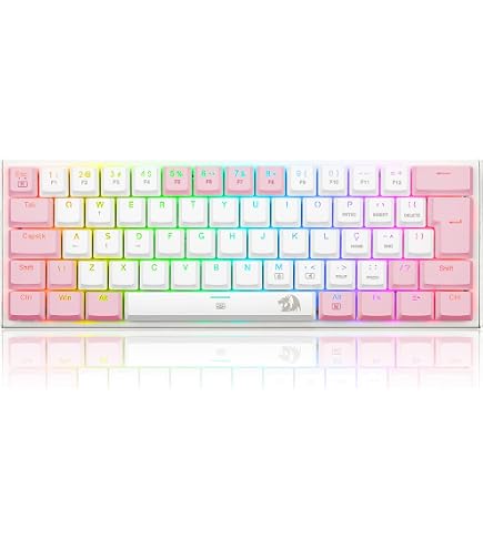 Mini Teclado Mecânico Gamer Ziggy TC607 - LED Rainbow - Switch