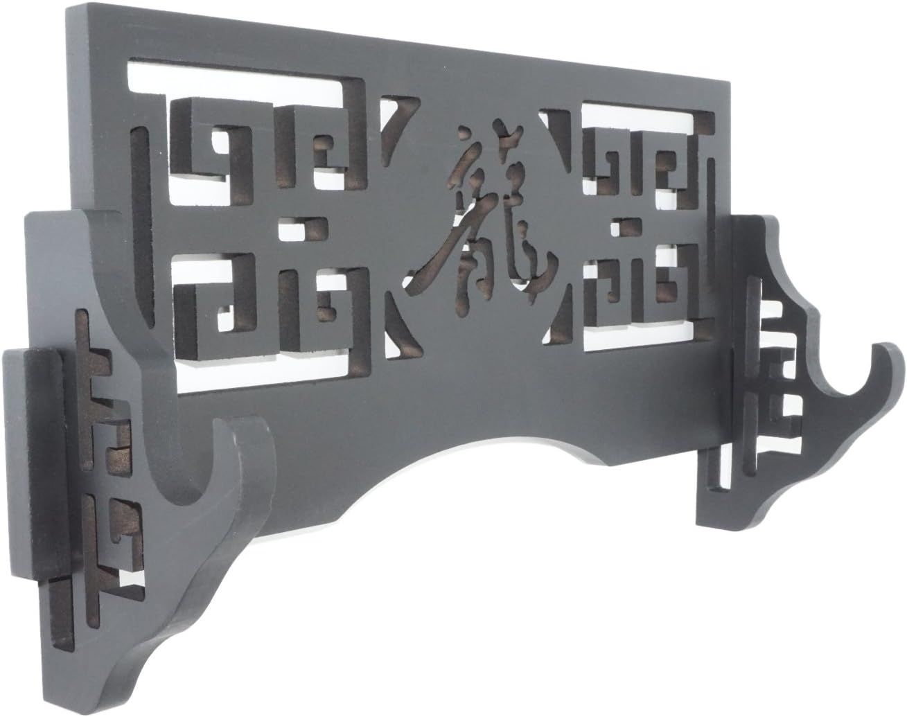 Eforlife Sword Holder Wall Mount Samurai Sword Display Stand Sword Bracket Hanger for Katana Wakizashi and Standard Swords 龍-Dragon