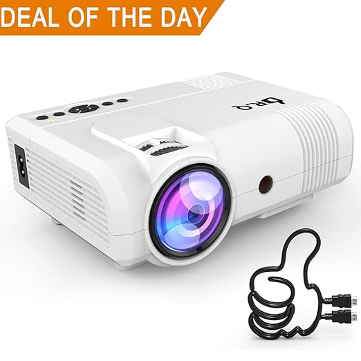 DR.Q Projector, L8 Mini Projector 3800 Lumen, Video Amazon.co.uk