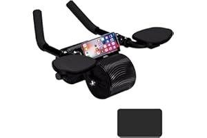 Uota Ab Roller Wheel with Elbow Support, Automatic Rebound Abdominal Wheel,Ab Roller for Abdominal Exercise Machine,Abs Workout Equipment,Trainer Fitness Belly Training for Men & Women