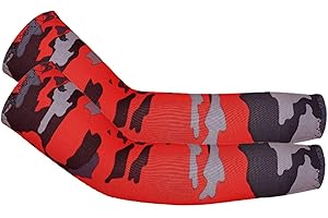 Hotfiary Arm Sleeves for 4T-Youth Kids Basketball Shooter Sleeves Teens Boys Girls Compression Arm Sleeves with UV Sun Protec