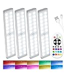 SZOKLED 58-LED Under Cabinet Lighting Wireless, RGB
