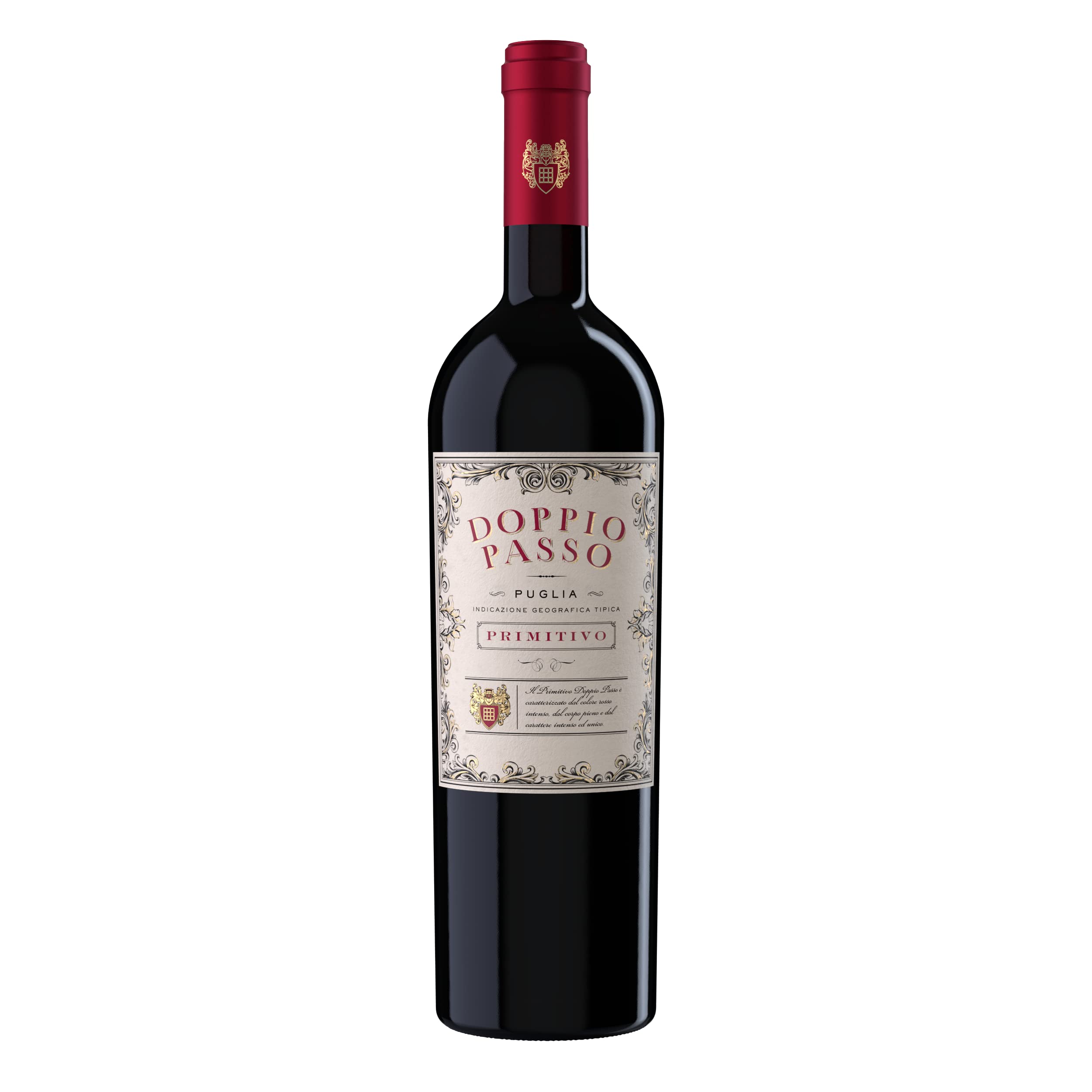 Doppio Passo Primitivo Puglia, Rotwein Italien, 6 x 750ml 2