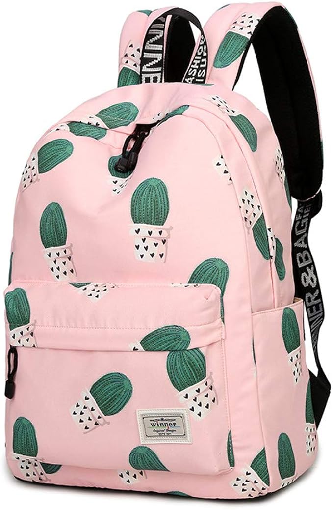 pink cactus backpack