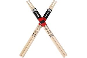 2 pairs Drum Sticks 5A Maple Wood Tip DrumStick,Ideal for Drummers of All Levels,Used for Drums, Percussion and Practice–(5A-