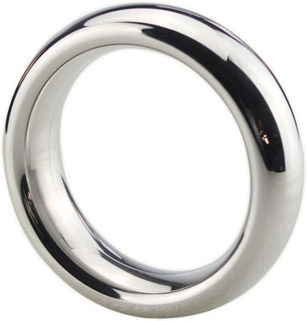 for Woman Funny New Reusable Stainless Steel Ring Metal Extender Rings Delay Toys Products Man,50mm