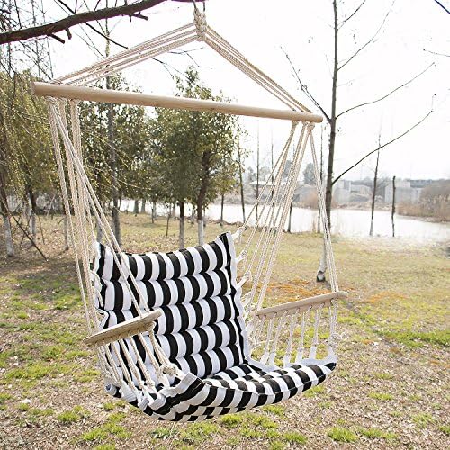 Homejoys Hammock Hanging Rope Chair Porch Swing Seat Outdoor Camping Portable Patio New