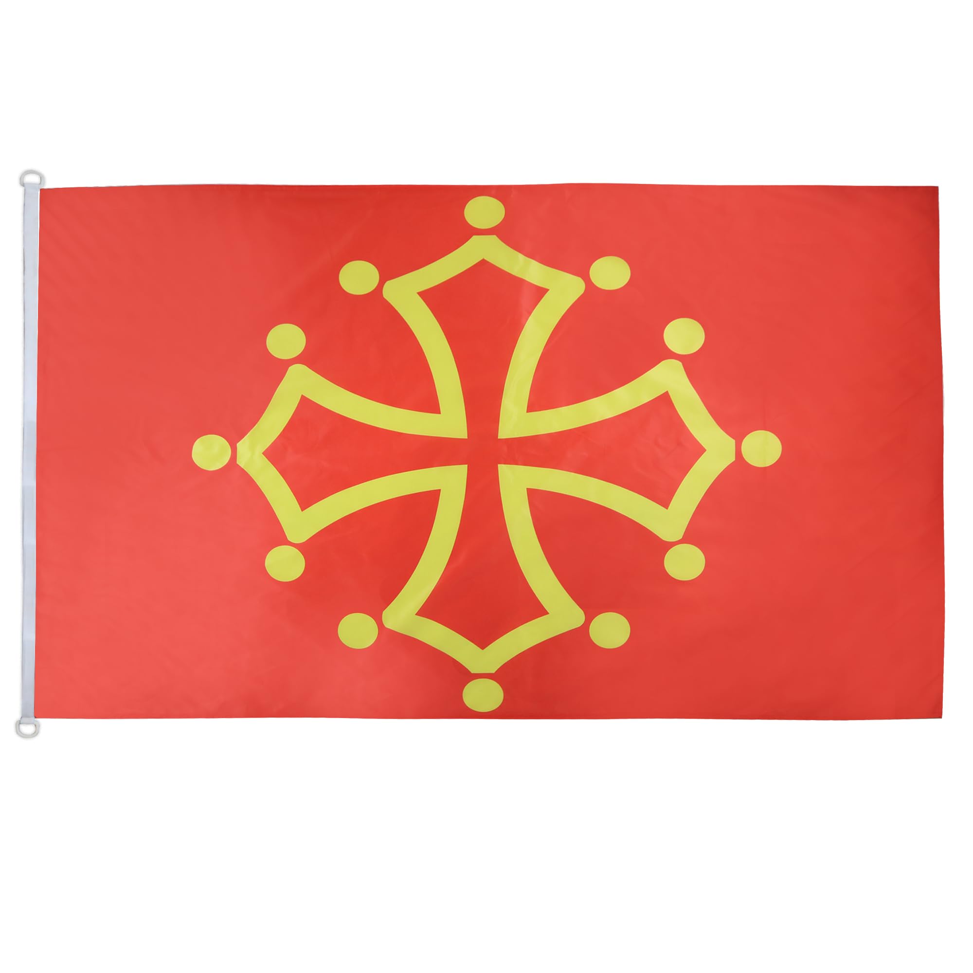 AZ FLAG Midi-Pyrénées - Occitania Flag 3' x 5' External Use - French region Occitanie flags 90 x 150 cm - Banner 3x5 ft