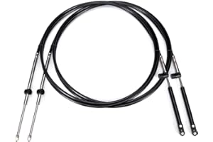 Atesilor 2pcs Boat Throttle and Shift Cables Compatible with Mercury MerCruiser Marine Force Outboard Engine 600A/4000 Series Controller(Gen 1/CC179xx, Gen2/CC189xx)