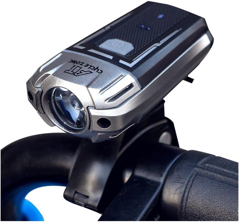 Bike Front Light, Super Bright Waterproof Bicycle light, USB Rechargeable 300