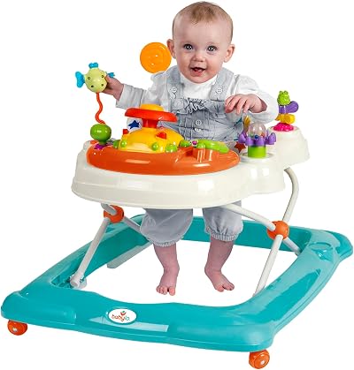 BABYLO Baby Walker Twist About with Activities 120 Degree Swivel Seat 3