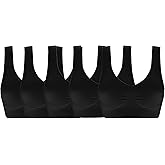 ohlyah Women's Seamless Wire-Free Bra with Removable Pads