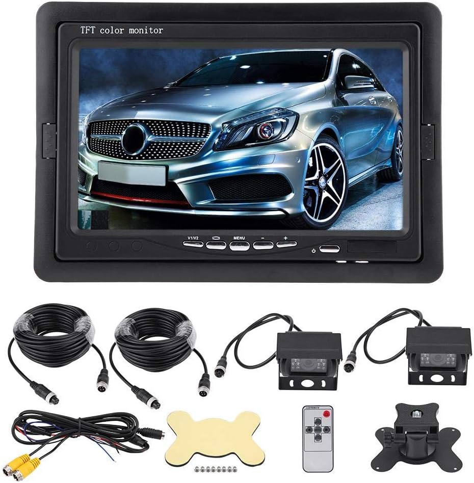 Telecamera Auto Anteriore/Retromarcia LEXXSON - 170° CMOS, Impermeabile IP68, Visione Notturna, 12V - Foto 7