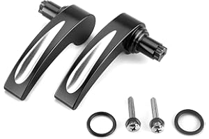Dasen Saddlebag Latch Lever, Saddlebag Lid Lifters Compatible with Harley Touring Street Glide Road King Electra Glide Road Glide 2014-2024 Black